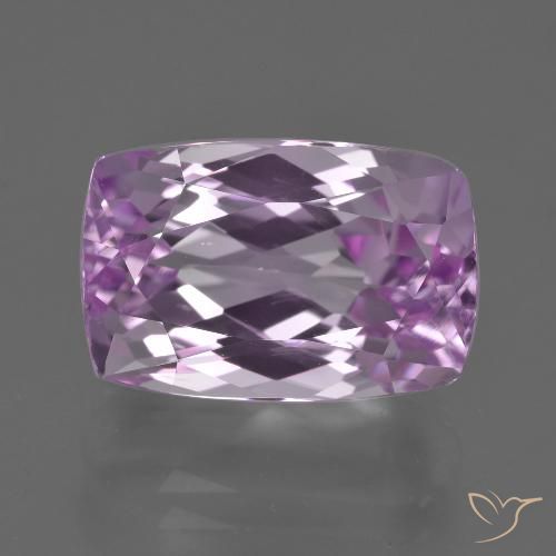 Kunzite Viola medio naturale da 9.96 ct, Taglio a cuscino, VVS-VS