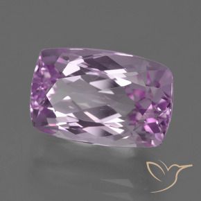 Kunzite Viola medio naturale da 9.96 ct, Taglio a cuscino, VVS-VS