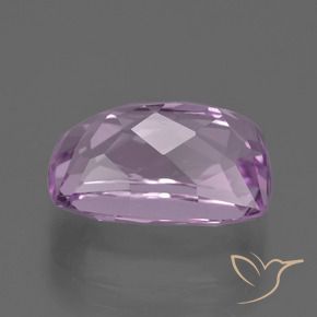 Kunzite Viola medio naturale da 9.96 ct, Taglio a cuscino, VVS-VS