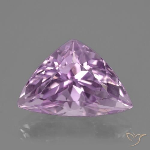 11.15ct Naturale Rosa porpora reale Kunzite, Taglio trillion, VVS-VS