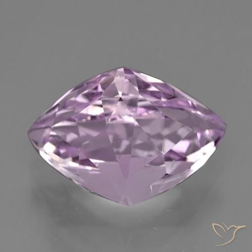 Kunzite Rosa porpora reale naturale da 11.15 ct, Taglio trillion, VVS-VS