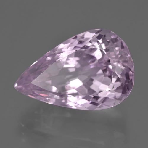 Kunzite naturale rosa da 21,75 ct, taglio a pera, VS