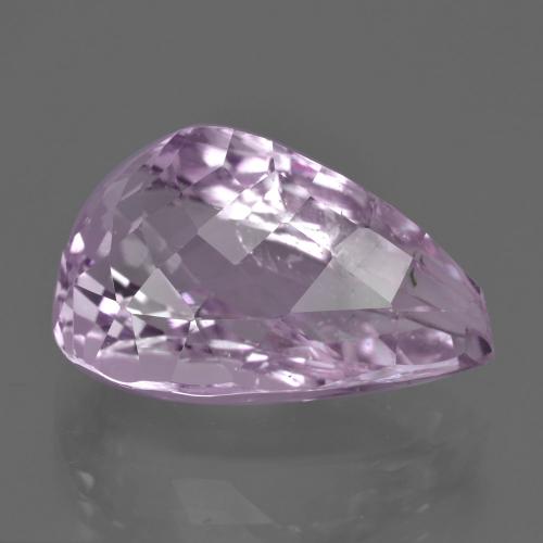 Kunzite naturale rosa da 21,75 ct, taglio a pera, VS