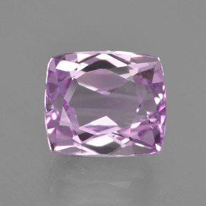 Kunzite naturale rosa da 3,59 ct, taglio a cuscino, VS