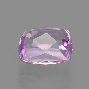 Kunzite naturale rosa da 3,59 ct, taglio a cuscino, VS