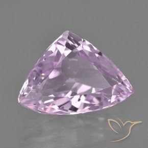 Kunzite Viola chiaro naturale da 8.20 ct, Taglio trillion, VS