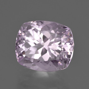 Kunzite Rosa naturale da 9.02 ct, Taglio a cuscino, VS