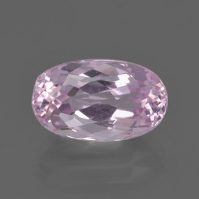Kunzite naturale rosa da 4,58 ct, taglio ovale, VS