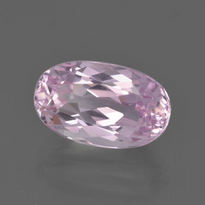 Kunzite naturale rosa da 4,58 ct, taglio ovale, VS