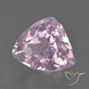 Kunzite Tono rosa ciliegia naturale da 9.34 ct, Taglio trillion, VVS