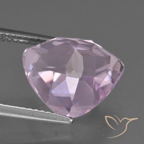 Kunzite Tono rosa ciliegia naturale da 9.34 ct, Taglio trillion, VVS