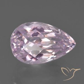 Kunzite Tono rosa ciliegia naturale da 8.71 ct, Forma a pera, VVS-VS