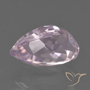 Kunzite Tono rosa ciliegia naturale da 8.71 ct, Forma a pera, VVS-VS
