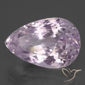 Kunzite Rosa Ciliegia Chiaro naturale da 15.88 ct, Forma a pera, VVS-VS
