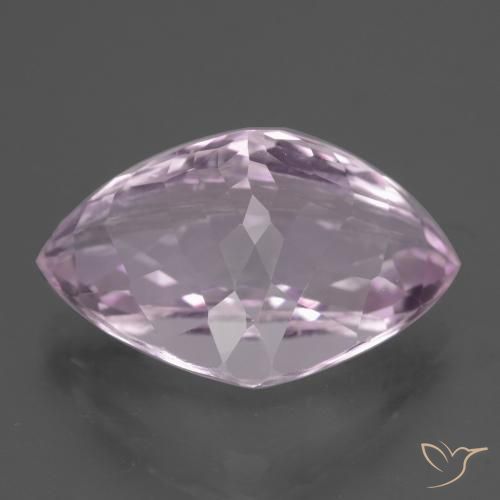 Kunzite naturale rosa da 14,85 ct, trillion, VVS