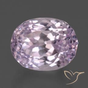 Kunzite Rosa medio-chiaro naturale da 13.83 ct, Ovale, VS
