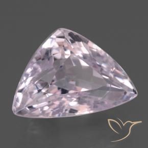 Kunzite Tono rosa molto chiaro naturale da 15.92 ct, Taglio trillion, VS