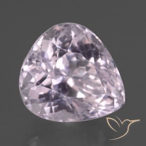 Kunzite naturale rosa da 16,18 ct, taglio a pera, VVS
