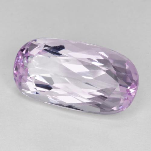 Kunzite Rosa reale molto chiaro naturale da 15.10 ct, Taglio ovale, VVS-VS