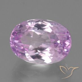 Kunzite Rosa medio naturale da 7.57 ct, Ovale, VVS