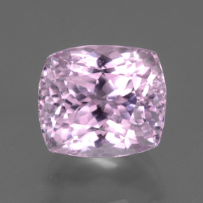 Kunzite naturale rosa da 7,16 ct, taglio a cuscino, VVS-VS