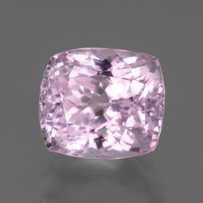 Kunzite naturale rosa da 7,16 ct, taglio a cuscino, VVS-VS