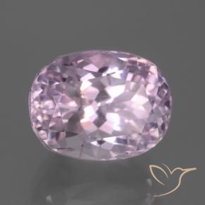 Kunzite Rosa medio-chiaro naturale da 11.64 ct, Ovale, VS