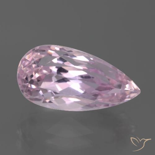 9.49ct Naturale Tono rosa chiaro Kunzite, Forma a pera, VS