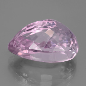 Kunzite naturale rosa da 15,96 ct, taglio a pera, VVS
