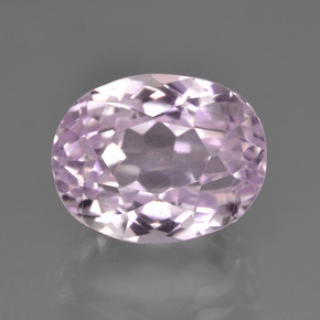 Kunzite Rosa naturale da 10.79 ct, Taglio ovale, VVS-VS