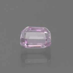 Kunzite naturale rosa da 2,21 ct, taglio smeraldo, VS