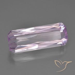 Kunzite Viola molto chiaro naturale da 7.12 ct, Ottagonale / Taglio smeraldo, VS