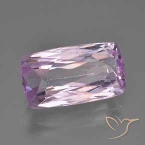 Kunzite Viola chiaro naturale da 6.61 ct, Cuscino, VS