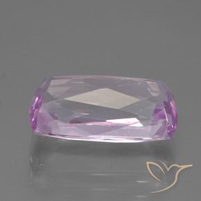 Kunzite Viola chiaro naturale da 6.61 ct, Cuscino, VS