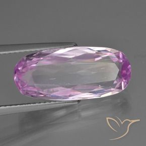 Kunzite naturale porpora da 7,41 ct, taglio ovale, VS