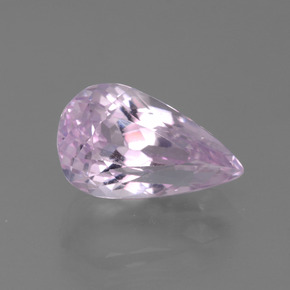 Kunzite naturale rosa da 4,57 ct, taglio a pera, VVS-VS