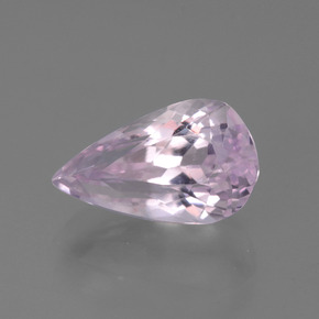 Kunzite naturale rosa da 4,57 ct, taglio a pera, VVS-VS