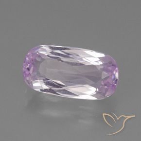 Kunzite Rosa reale molto chiaro naturale da 4.54 ct, Ovale, VS