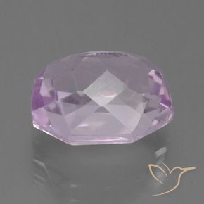 Kunzite Viola lilla molto chiaro naturale da 10.15 ct, Ottagonale / Taglio smeraldo, VS