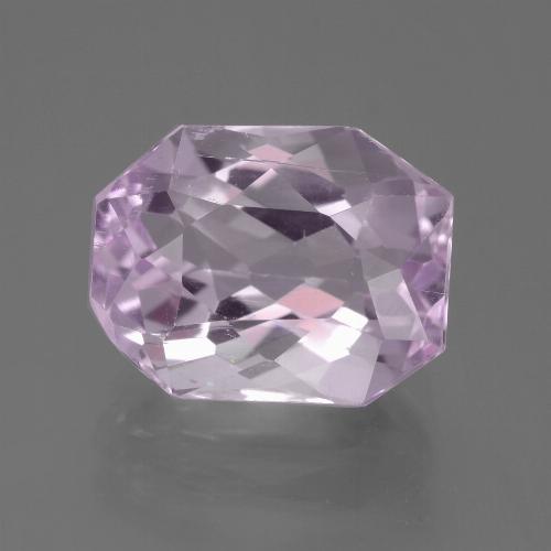Kunzite naturale porpora da 10,20 ct, taglio smeraldo, VS
