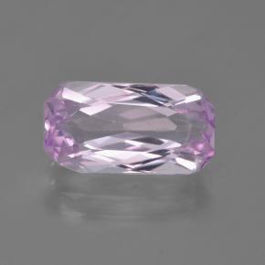 Kunzite naturale rosa da 3,13 ct, taglio smeraldo, VS