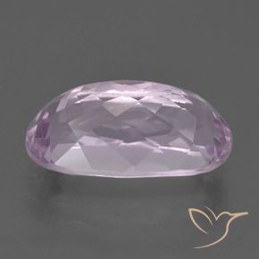 Kunzite Viola molto chiaro naturale da 8.96 ct, Ovale, VS