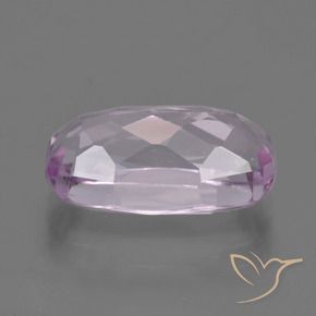 Kunzite Viola lilla molto chiaro naturale da 7.80 ct, Ovale, VVS-VS