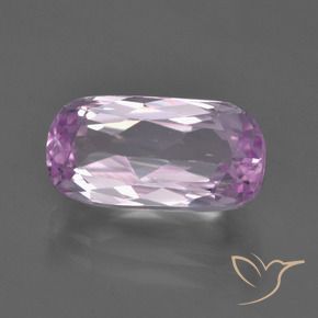 Kunzite Viola molto chiaro naturale da 6.52 ct, Ovale, VVS-VS