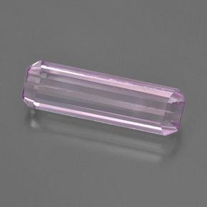 Kunzite Rosa naturale da 5.10 ct, Taglio smeraldo, VS