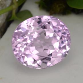 Kunzite naturale rosa da 16,66 ct, taglio ovale, VVS