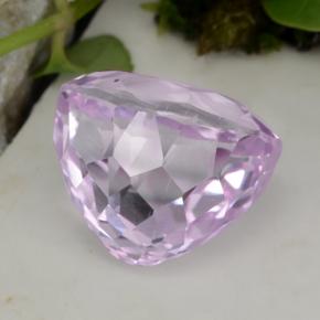 Kunzite naturale rosa da 16,66 ct, taglio ovale, VVS