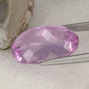 Kunzite Rosa naturale da 8.26 ct, Taglio ovale, VVS-VS