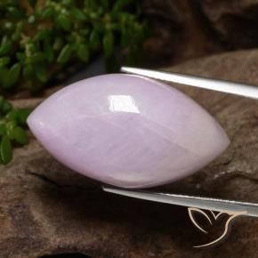 Kunzite Rosa viola naturale da 39.37 ct, Taglio marquise, Traslucido