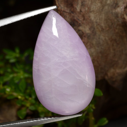 Kunzite Rosa violetto naturale da 21.64 ct, Forma a pera, Traslucido